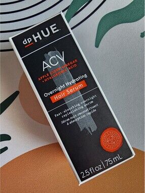 dpHUE ACV Apple Cider Vinegar Overnight Hydrating Hair Serum 2.5 Oz